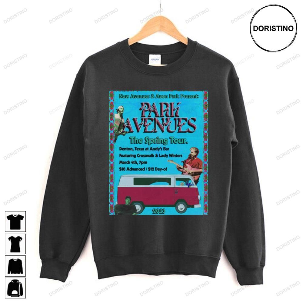 New Avenues Avon Park Crosswalk Lady Winter The Spring 2023 Tour Awesome Shirts